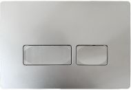 Клавиша смыва Ceruttispa CR02SV Серебро матовое