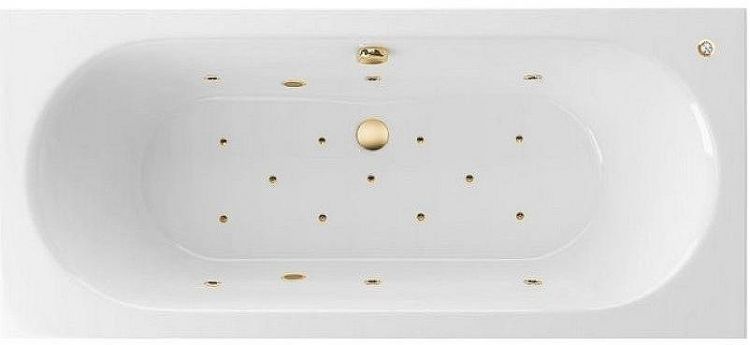 Акриловая ванна Excellent Oceana 160x75 WAEX.OCE16.RELAX.GL с гидромассажем