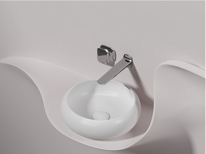 Умывальник CERAMICANOVA Element чаша накладная круглая (цвет Белый Матовый) CN6050MW Умывальник CERAMICANOVA Element чаша накладная круглая (цвет Белый Матовый) CN6050MW