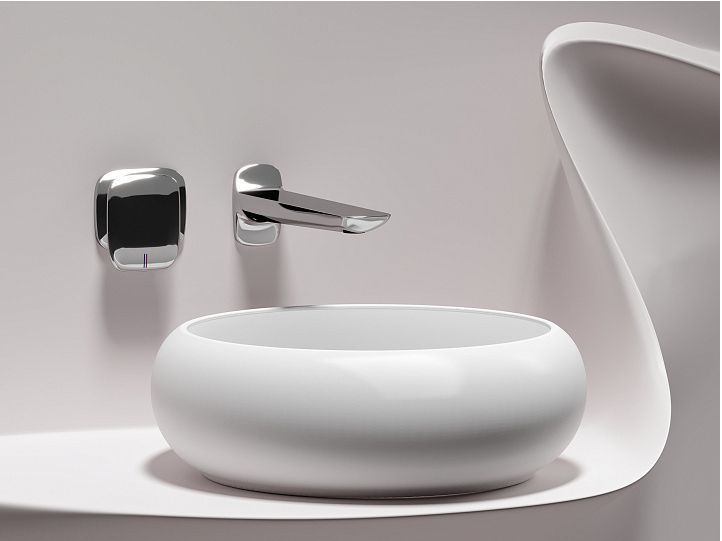 Умывальник CERAMICANOVA Element чаша накладная круглая (цвет Белый Матовый) CN6050MW Умывальник CERAMICANOVA Element чаша накладная круглая (цвет Белый Матовый) CN6050MW