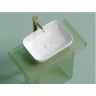 Умывальник CERAMICANOVA Element чаша накладная прямоугольная (цвет Белый Матовый) CN6055MW