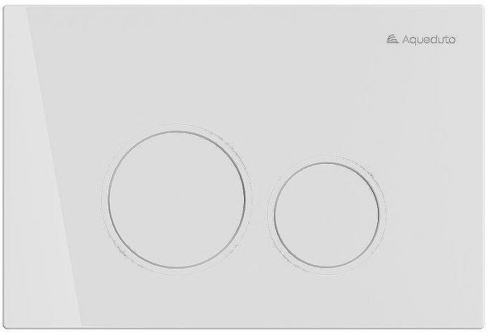 Клавиша смыва Aqueduto Circulo CIR0110 Белая глянцевая
