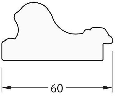 Зеркало Evoform Octagon 66х66 BY 3980 в багетной раме - Золотые бусы на бронзе 60