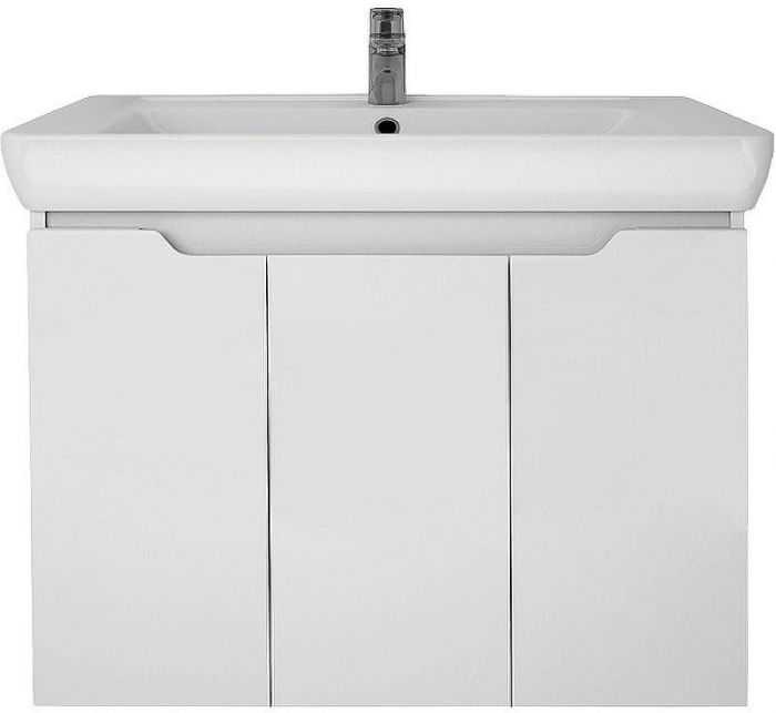 Тумба под раковину Dreja Q Plus (D) 80 99.1006 подвесная напольная Белый