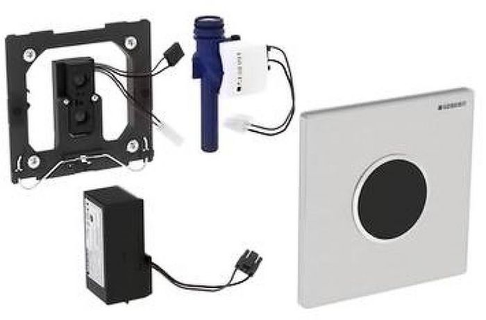 Клавиша смыва Geberit HyTronic Sigma 01 116.021.21.5 хром, глянцевая/питание от сети