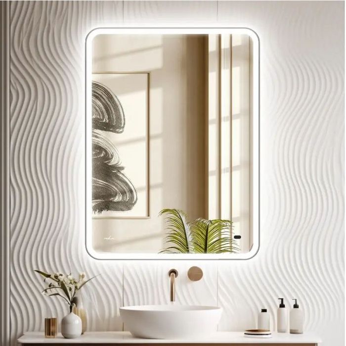 Зеркало Mixline Турин-2 60 554628 с подсветкой с бесконтактным выключателем и подогревом