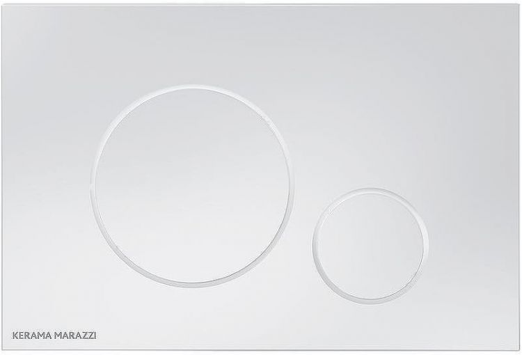 Клавиша смыва Kerama Marazzi M670KM Белая глянцевая