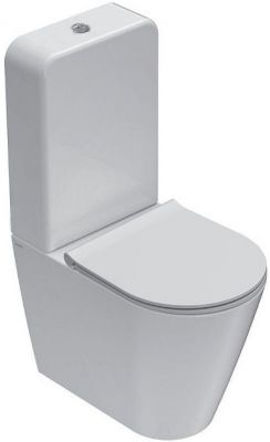 Унитаз компакт Globo Forty3 FO003.BI без бачка и сиденья