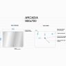 Зеркало SANCOS Arcadia с подсветкой 900х700, AR900