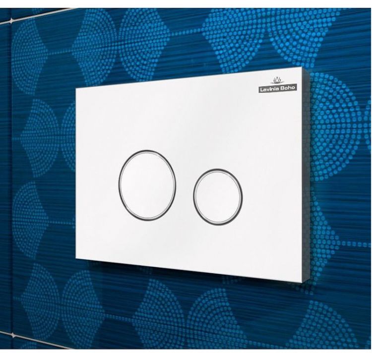 Клавиша смыва Lavinia Boho RelFix 3805004W цвет Белый Хром