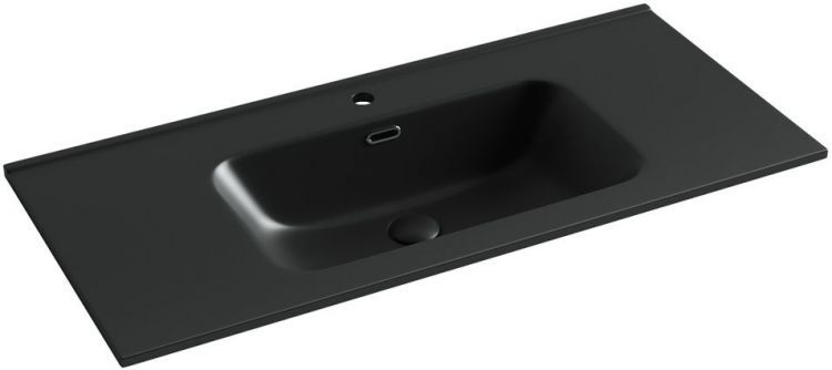 Раковина накладная SANCOS Element, черный матовый 1010х465х180мм, CN7003MB