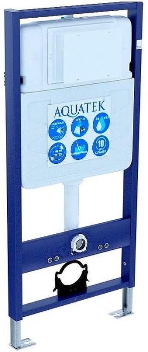 Комплект унитаза с инсталляцией Aquatek Set Aquatek Европа New с сиденьем Микролифт