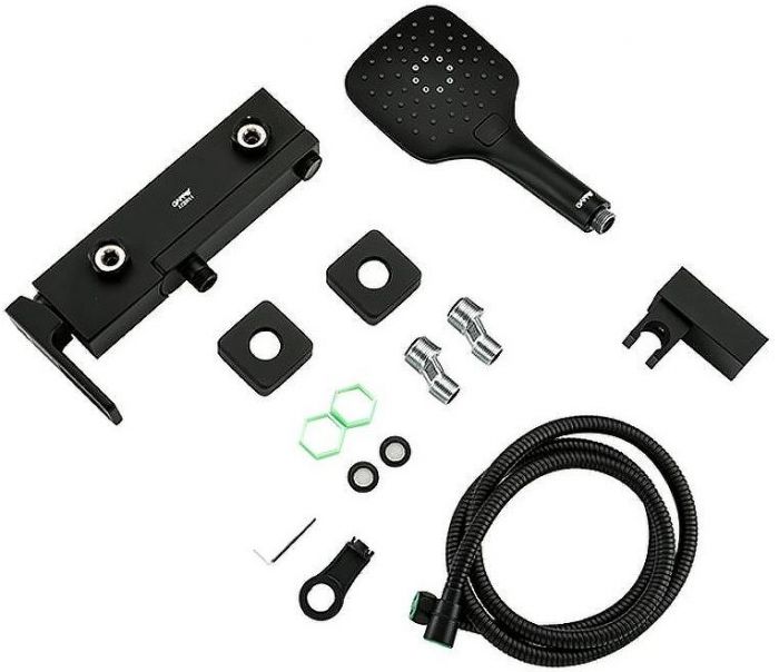 Смеситель для ванны Gappo G17-6 G3217-6 Черный матовый