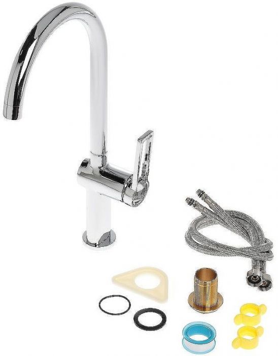 Смеситель для кухни Orange Splito M36-000cr Хром