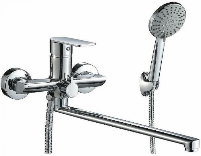 Смеситель для ванны WesnaArt Ray RAY11-320 универсальный Хром