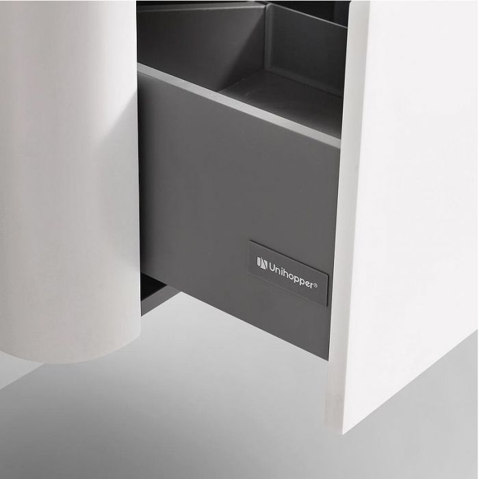 Тумба с раковиной Black&White Universe U925.700 70 925700 подвесная Milk White