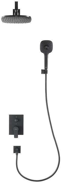 Душевая система Arrow ARQ1201HUMB цвет Черный матовый Душевая система Arrow ARQ1201HUMB цвет Черный матовый