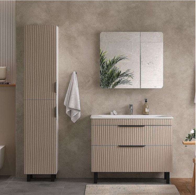 Шкаф пенал Volna Lotty 40 pnLOTTY40-13 Латте Белый