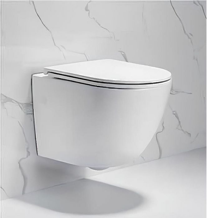 Комплект унитаза Ceruttispa B-2376-3 7183 с инсталляцией Alcaplast Sadromodul AM101/1120-3:1 RU M71-0001 с сиденьем Микролифт и клавишей смыва Хром