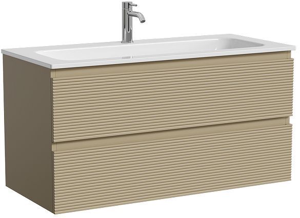 Тумба под раковину Sancos Folk 100 FL100CP подвесная цвет Капучино