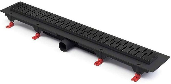 Душевой лоток Paini Medium 850 CH850MC с решеткой Черный матовый