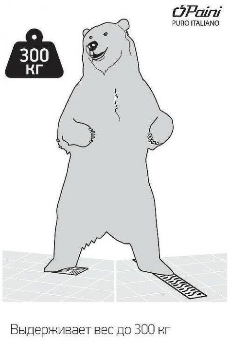 Душевой лоток Paini Medium 850 CH850MC с решеткой Черный матовый