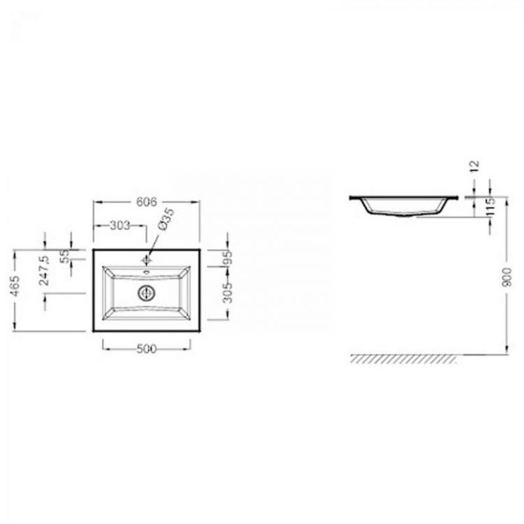 Раковина Jacob Delafon Vox EB2105-DD4 Раковина Jacob Delafon Vox EB2105-DD4