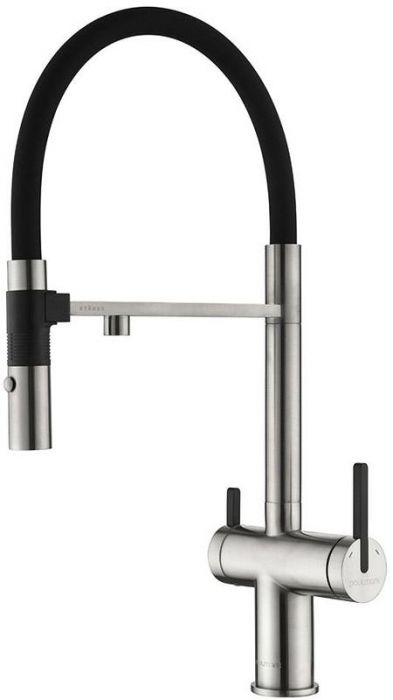 Смеситель для кухни Paulmark Gravity Gr213888-BS Брашированная сталь
