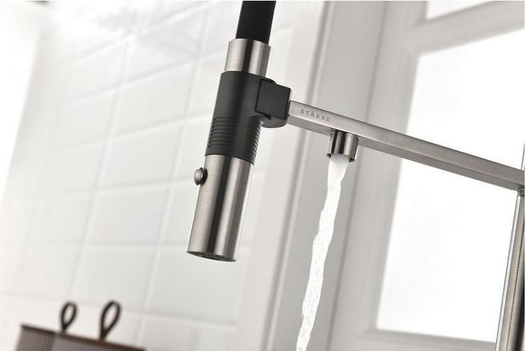 Смеситель для кухни Paulmark Gravity Gr213888-BS Брашированная сталь Смеситель для кухни Paulmark Gravity Gr213888-BS Брашированная сталь