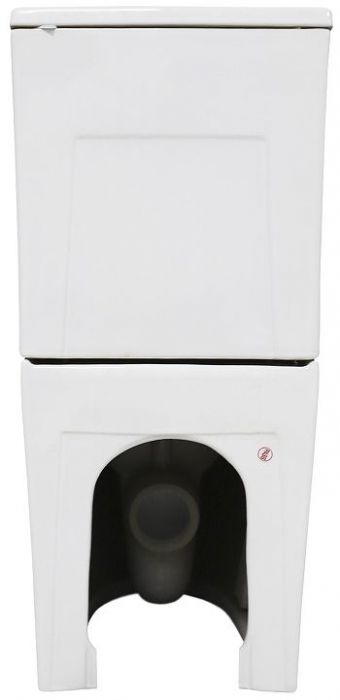 Унитаз компакт Azario Blanco AZ-T003B-R цвет Белый с бачком и сиденьем Микролифт