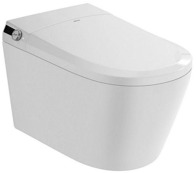 Комплект унитаза биде с инсталляцией Abber Bequem AC1119S-AC0101P цвет Белый с сиденьем Микролифт