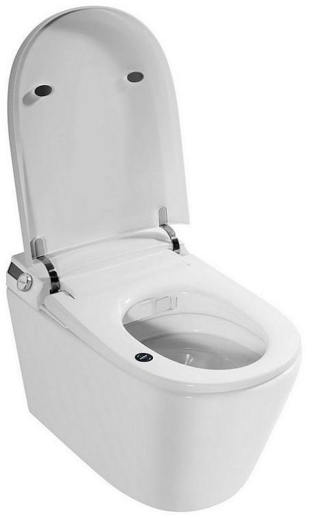 Комплект унитаза биде с инсталляцией Abber Bequem AC1119S-AC0101P цвет Белый с сиденьем Микролифт