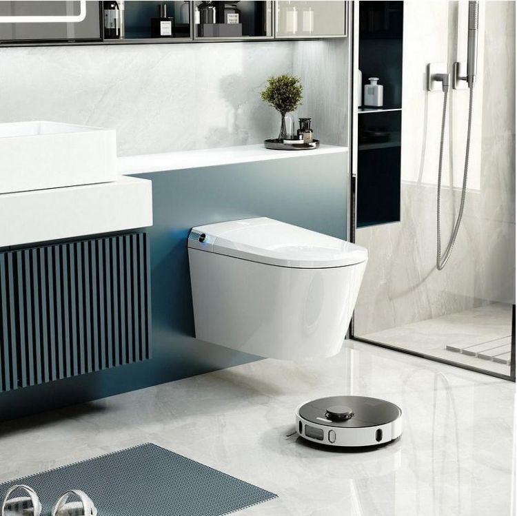 Комплект унитаза биде с инсталляцией Abber Bequem AC1119S-AC0101P цвет Белый с сиденьем Микролифт