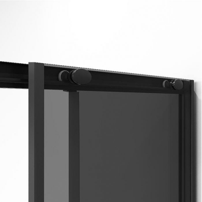 Душевой уголок Niagara Nova 80х80 NG-2828-34BLACK профиль Черный матовый стекло тонированное