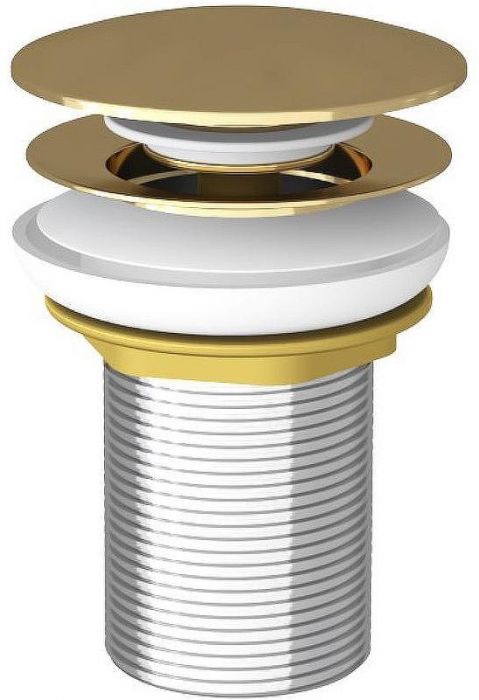 Донный клапан Teska PP1007 click-clack Золото