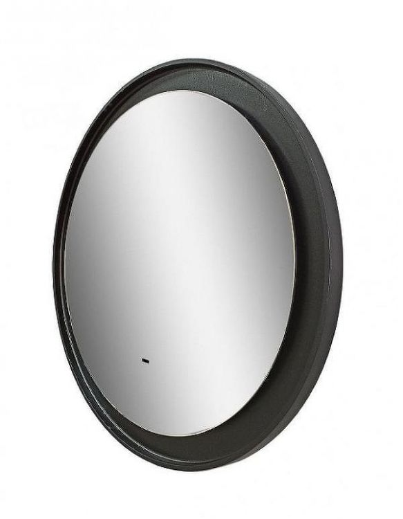 Зеркало Art&Max Napoli AM-Nap-800-DS-F с подсветкой с бесконтактным выключателем Черное матовое