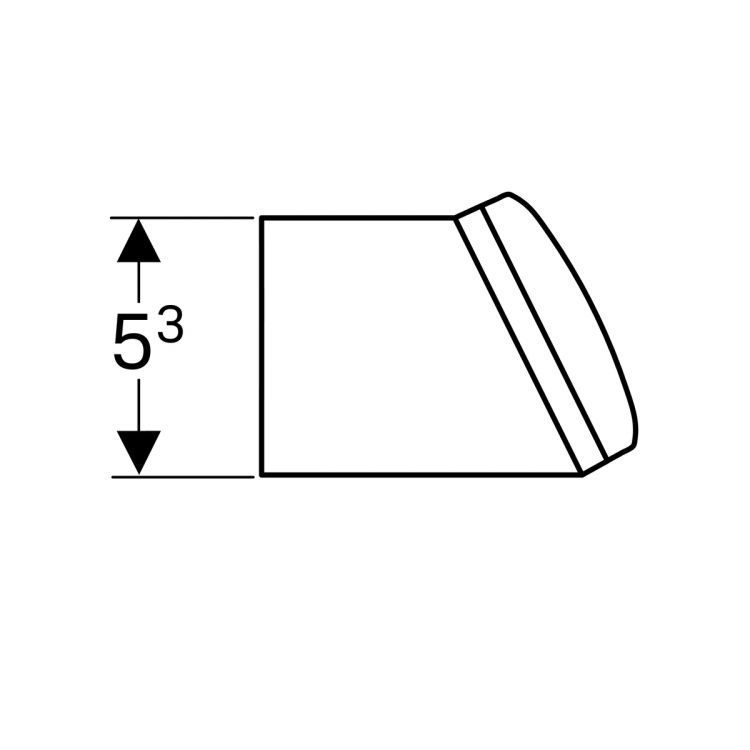 Розетка Geberit с USB портом 60x75x58 мм для высоких и боковых шкафчиков Розетка Geberit с USB портом 60x75x58 мм для высоких и боковых шкафчиков