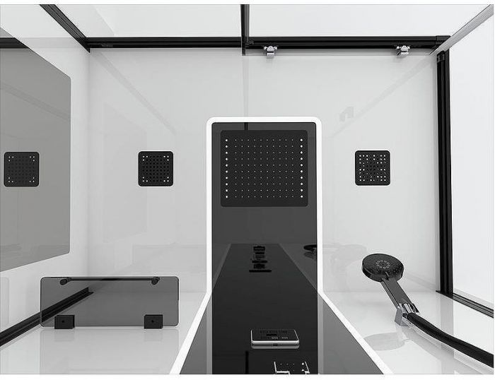 Душевая кабина Black&White Galaxy 8800110 без гидромассажа