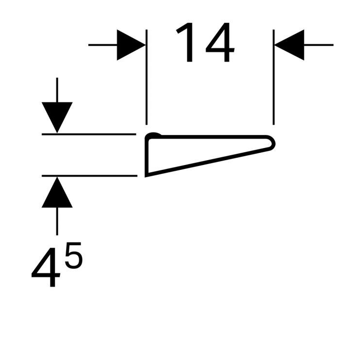 Полка Geberit Renova 50 см [299250000]