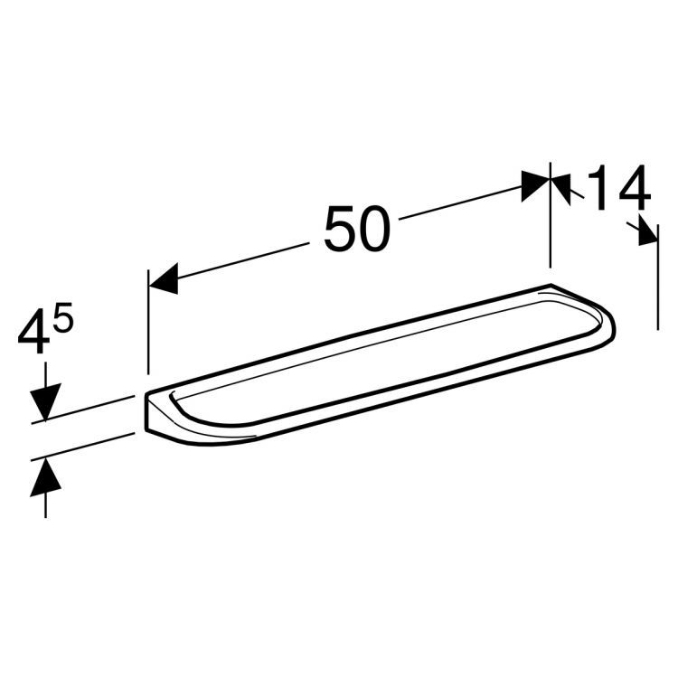 Полка Geberit Renova 50 см [299250000]
