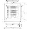 Hansgrohe Raind.E 300 1j Верхний душ, 40х40см., цвет: хром