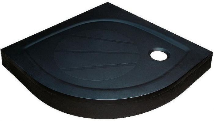 Душевой поддон из искусственного камня Ravak Elipso Pro 80х80 XA234401010BM Черный матовый