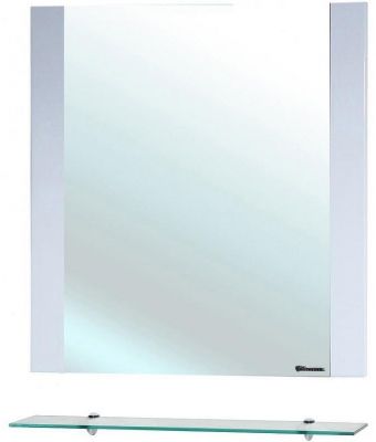 Зеркало Bellezza Рокко 70 4613711030011 с полкой Белое