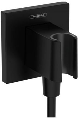 HG Шланговое подключение Hansgrohe FixFit E , цвет: черный матовый