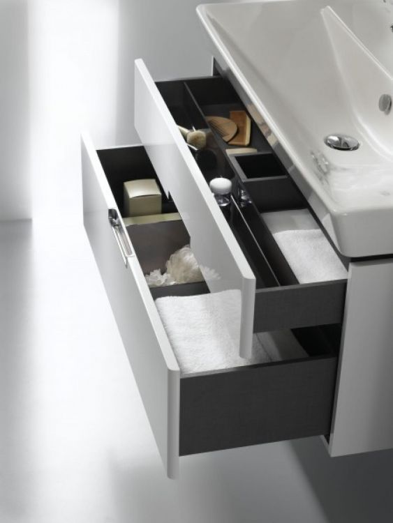 Тумба для ванной Reve 100 см подвесная, цвет белый бриллиант [EB1136-G1C]