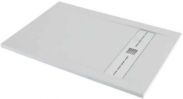 Душевой поддон из искусственного камня Allen Brau Infinity 120x90 8.21003-21 Белый камень