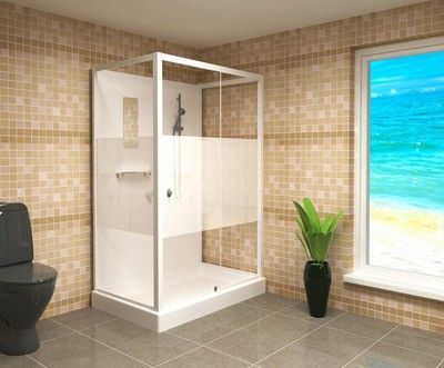 Душевая кабина RGW Andaman OLB-207 80x120 см, профиль белый Душевая кабина RGW Andaman OLB-207 80x120 см, профиль белый