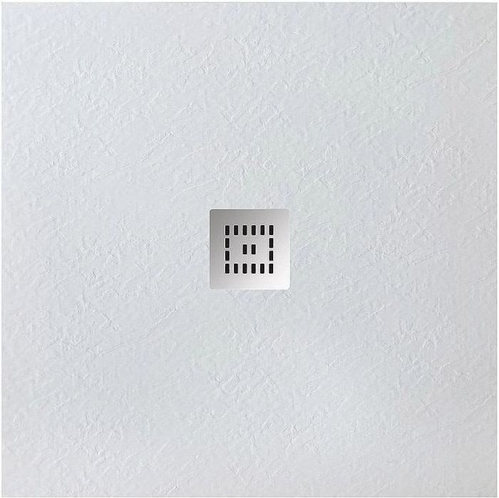 Душевой поддон из искусственного камня BelBagno Uno 90x90 TRAY-MR-UNO-A-90-35-W-CR Белый