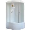 Душевая кабина Royal Bath RB 8120BK6-WC-CH (белое/матовое) левая
