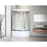 Душевая кабина Royal Bath RB 8120BK6-WC-CH (белое/матовое) левая